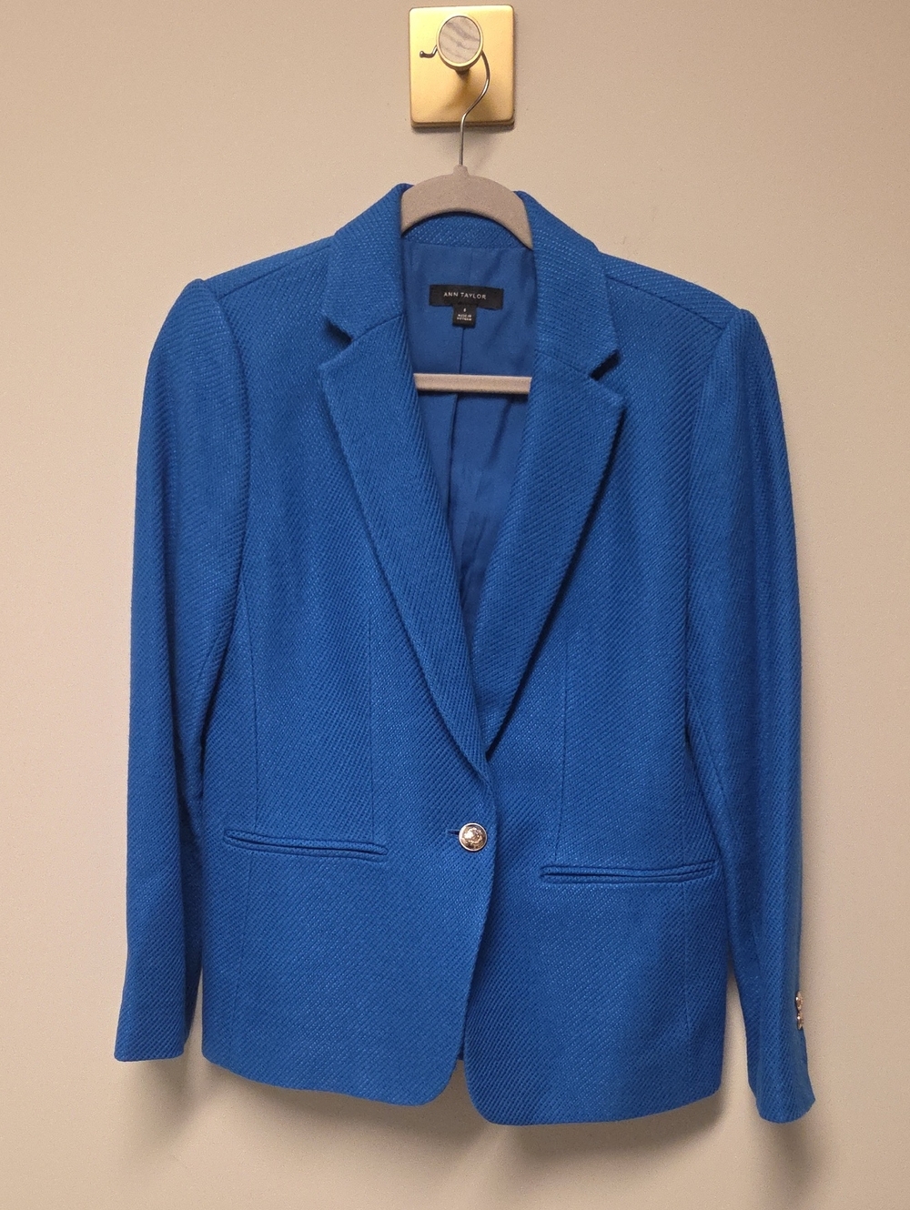 Ann Taylor Royal Blue Blazer Women's 6